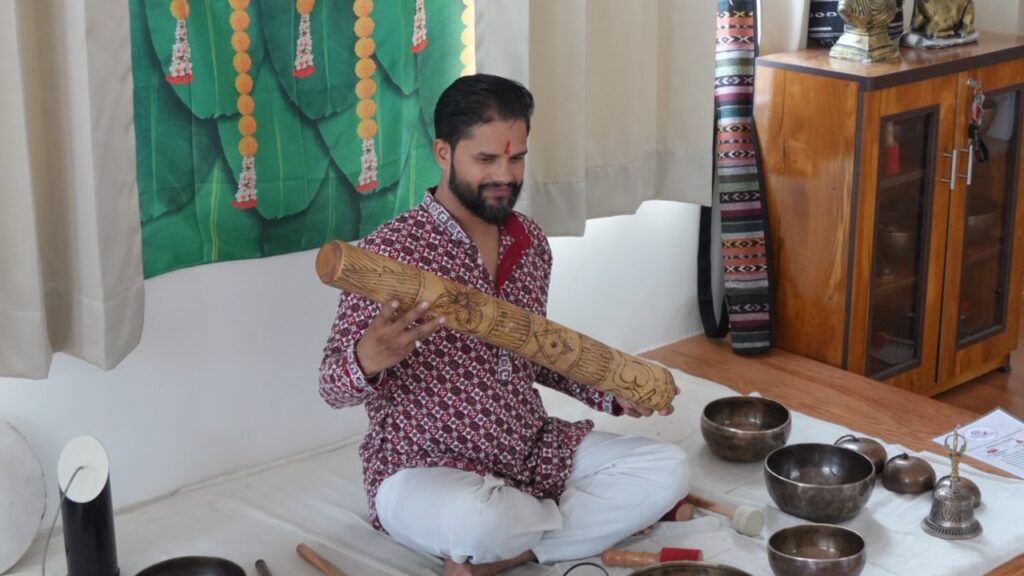 rishikesh himalayas yoga meditation sound healing